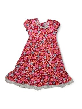 Hanna Anderson Ruffle Dress Girl’s Size 8